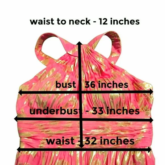 Aiden Mattox Silk Organza Crossback Halter Maxi Dress Gown size 10 - Picture 13 of 15